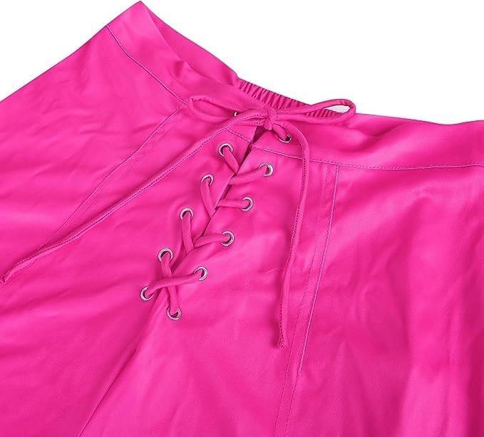 Costum Barbie pentru copii, set cu esarfa, Barbieland, Tesatura premium, fete, 130, 5 - 6 ani, Roz - costumecarnaval - serbare.ro