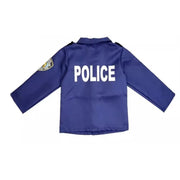Costum de Politist pentru Baieti, Set cu Sapca, Fluier si Catuse, EvrikaUnity®, Tesatura Premium, 140 cm, 6 - 7 ani, Bleumarin - costumecarnaval - serbare.ro