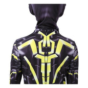 Costum Iron - man Ultra pentru Copii, Supererou, EvrikaUnity®, Premium Lycra 3D®, 5 - 6 ani, 130 cm, Negru/ Galben - costumecarnaval - serbare.ro