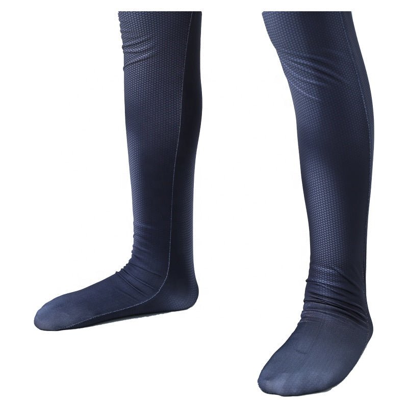 Costum Spider - man pentru Copii, Miles Morales, Multiverse, EvrikaUnity®, Premium Lycra 3D®, 4 - 5 ani, 120 cm, Negru/ Rosu - costumecarnaval - serbare.ro