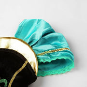 Rochie Anna pentru Copii, Set cu coronita si accesorii, Frozen, Tesatura fina, 6 - 7 ani, 140, Verde - costumecarnaval - serbare.ro