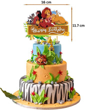 Set 16 baloane copii, Regele Leu, Petrecere Aniversara, Latex, 1 Banner Happy Birthday, 24 Cupcake Topper, 1 Cake Topper, Multicolor - costumecarnaval - serbare.ro