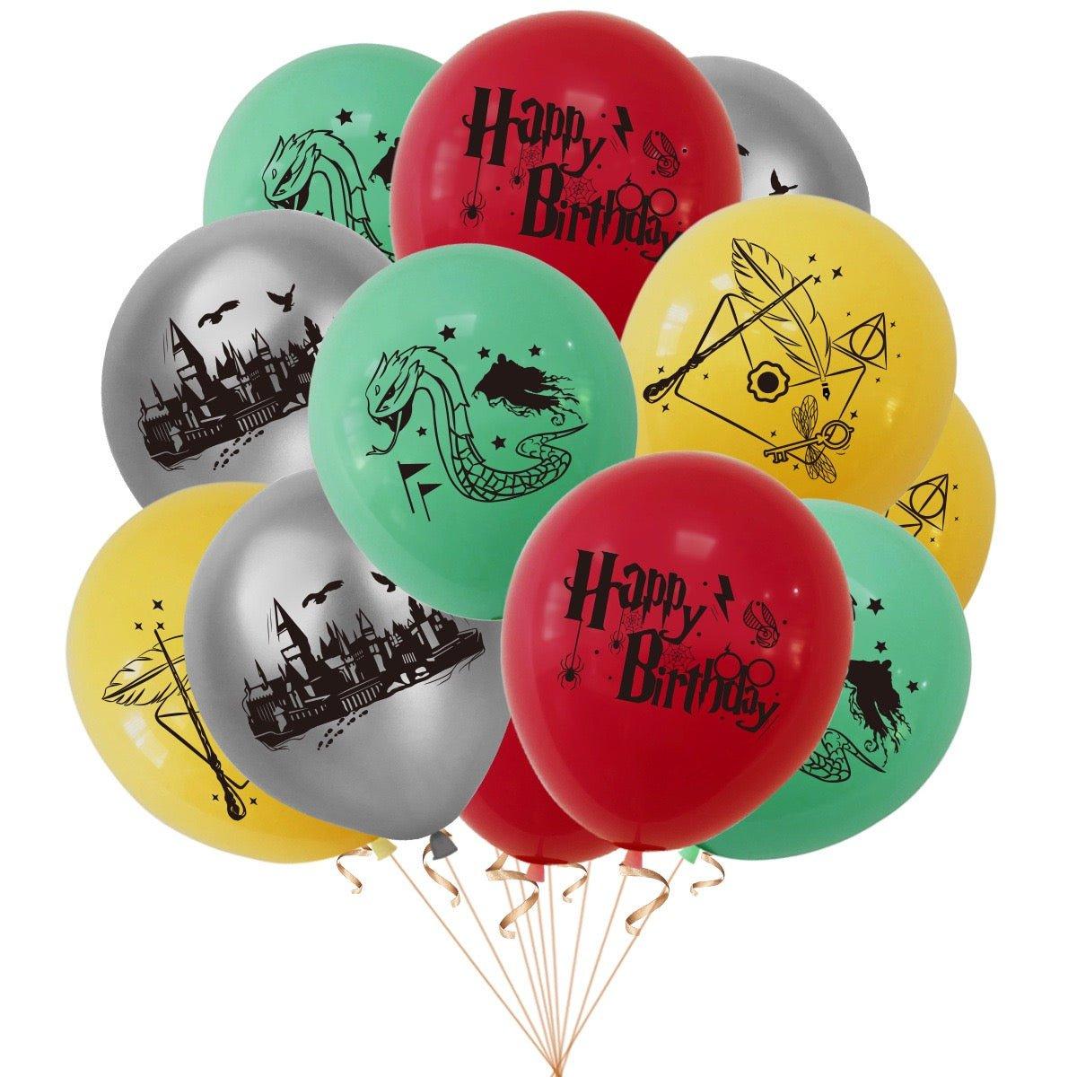 Set 20 baloane copii, Harry Potter Elixir, Petrecere Aniversara, Latex, 1 Banner Happy Birthday, 15 Cupcake Topper, 1 Cake Topper, Multicolor - costumecarnaval - serbare.ro