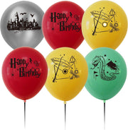 Set 20 baloane copii, Harry Potter Elixir, Petrecere Aniversara, Latex, 1 Banner Happy Birthday, 15 Cupcake Topper, 1 Cake Topper, Multicolor - costumecarnaval - serbare.ro