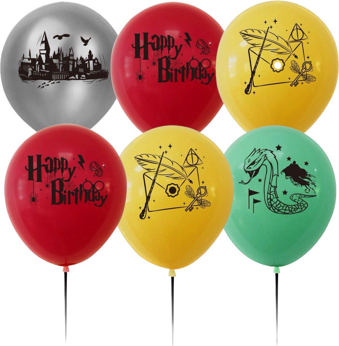 Set 20 baloane copii, Harry Potter Elixir, Petrecere Aniversara, Latex, 1 Banner Happy Birthday, 15 Cupcake Topper, 1 Cake Topper, Multicolor - costumecarnaval - serbare.ro