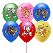 Set 20 baloane copii, Patrula Catelusilor, Petrecere Aniversara, EvrikaUnity®, Latex, 1 Banner Happy Birthday, 16 Cupcake Topper, 1 Cake Topper, Albastru - costumecarnaval - serbare.ro