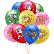 Set 20 baloane copii, Patrula Catelusilor, Petrecere Aniversara, EvrikaUnity®, Latex, 1 Banner Happy Birthday, 16 Cupcake Topper, 1 Cake Topper, Albastru - costumecarnaval - serbare.ro